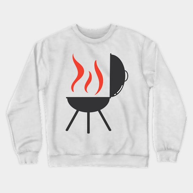 Open Grill Crewneck Sweatshirt by Jonathan Wightman